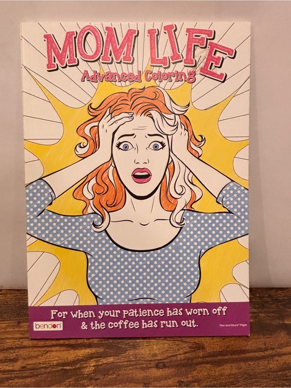 Brand New Mom Life Advanced Coloring Book-Adult